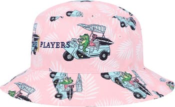 Men's Flomotion Pink THE PLAYERS Gator & Mingo Bucket Hat