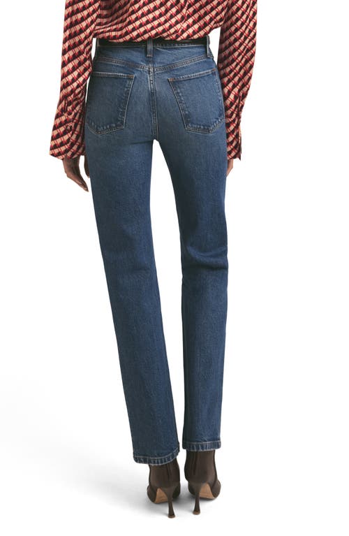 Shop Favorite Daughter The Valentina High Waist Straight Leg Jeans In Essex