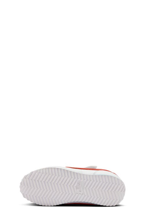 Nike Kids' Cortez Easyon Sneaker In White/varsity Red/blue