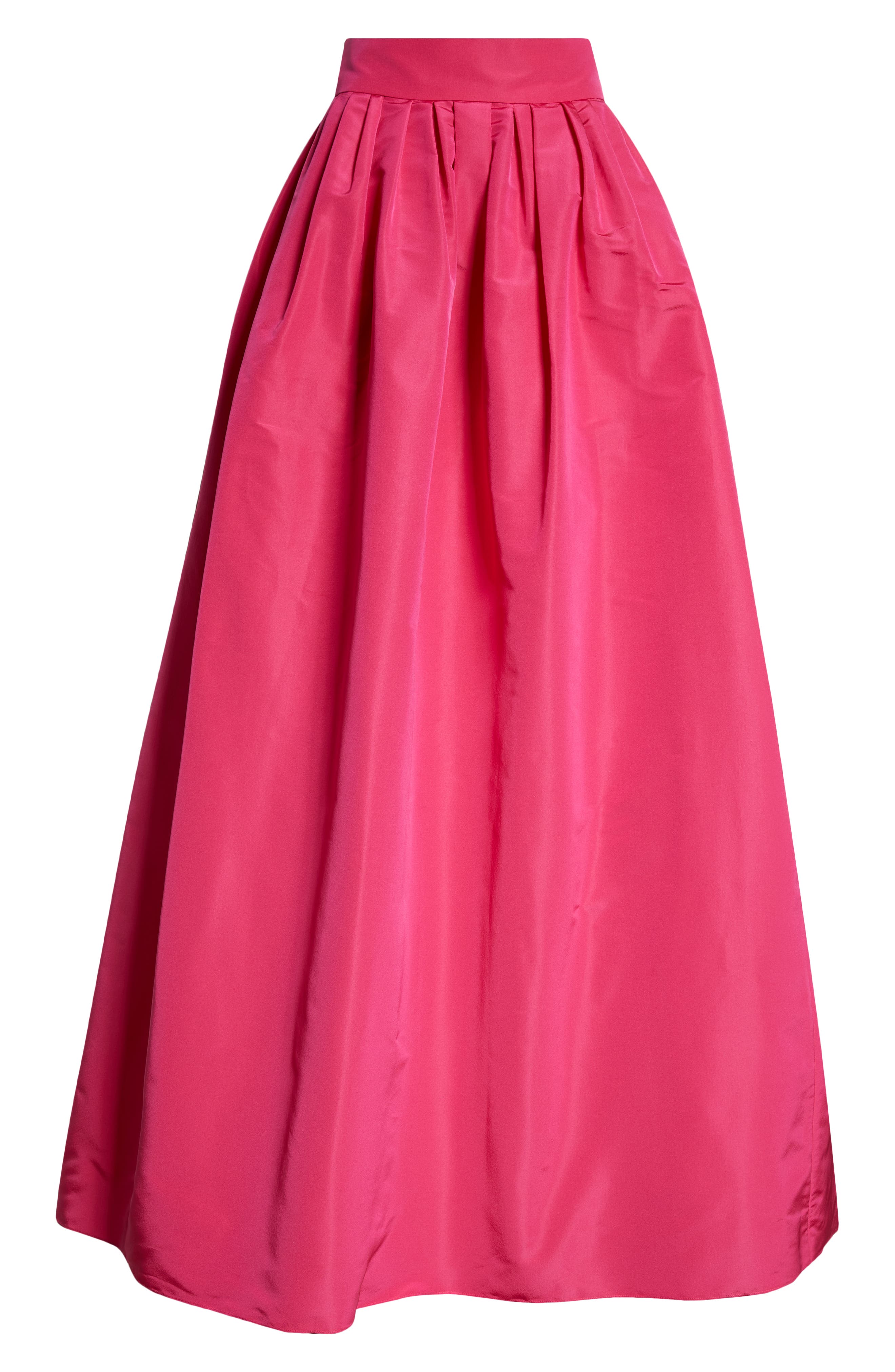 Carolina Herrera Silk Faille Ball Skirt in Berry Cover