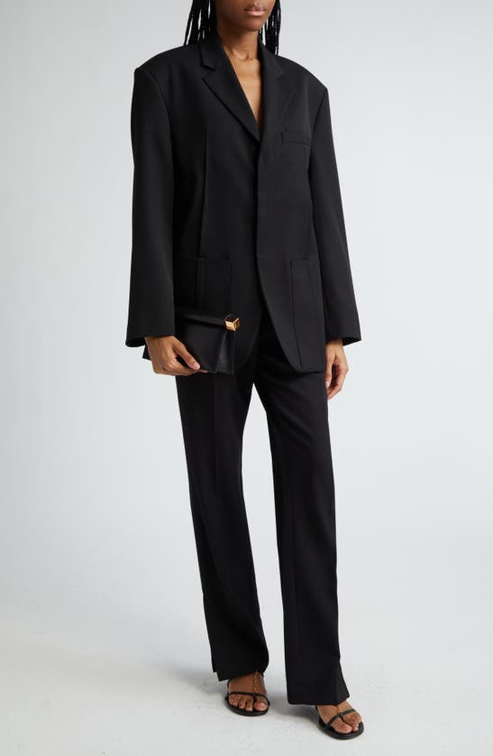 Shop Jacquemus La Veste D'homme Square Cut Jacket In Black 990