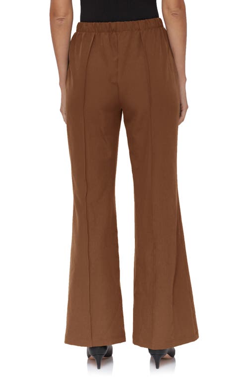 Shop Bagatelle Pull-on Wide Leg Pants In Toffee