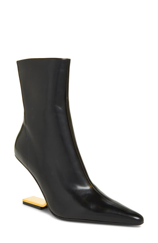 Jeffrey Campbell Combass Bootie In Black Gold