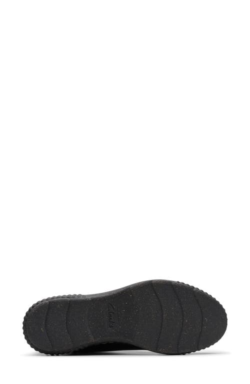 Clarks Caroline Park Lace-up Sneaker Booties In Black Combi