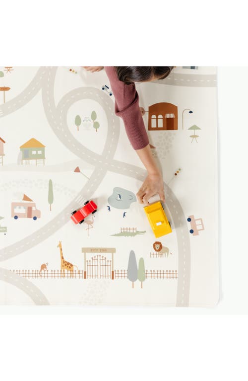 GATHRE GATHRE UPTOWN PRINT LEATHER PLAY MAT 