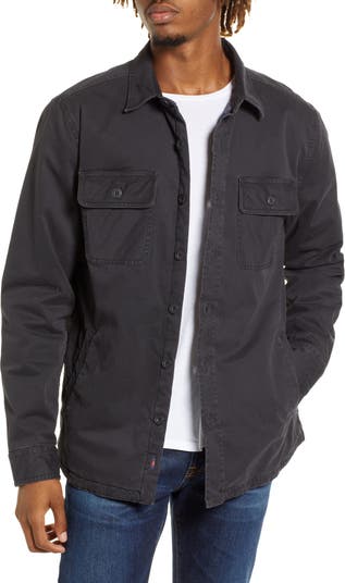 Faherty CPO Blanket Lined Stretch Organic Cotton Shirt Jacket | Nordstrom