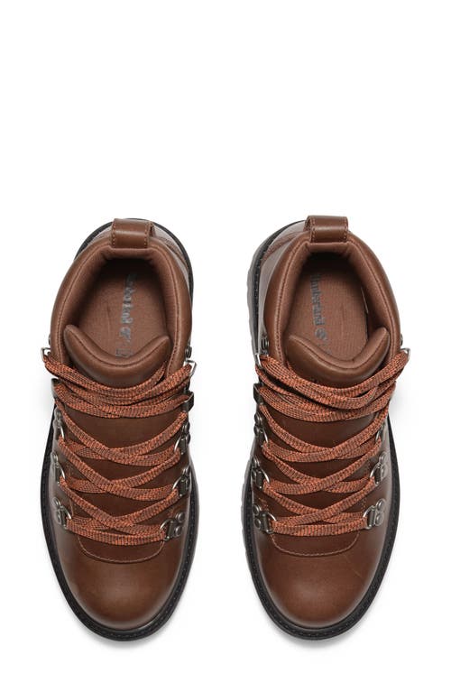 Timberland Stone Street Platform Boot In Rust Full Grain