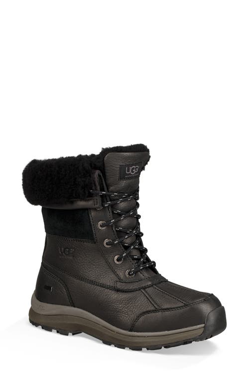 Shop Ugg(r) Adirondack Iii Waterproof Bootie In Black/black