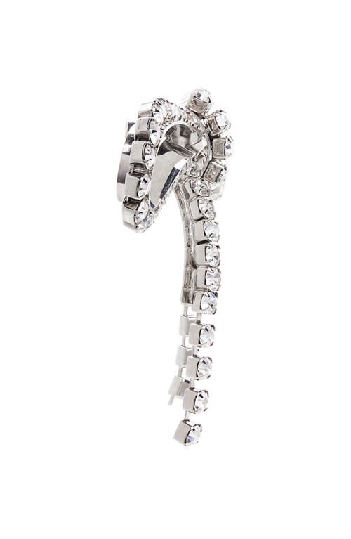 Balenciaga Ohrringe Mit Kristallen In Silver/crystal