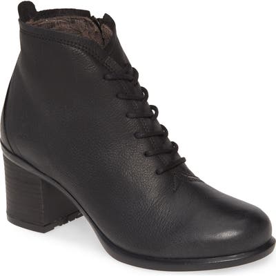 Fly London Inet Round Toe Bootie - Black