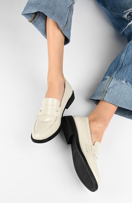 Journee Collection Raichel Penny Loafer In Stone