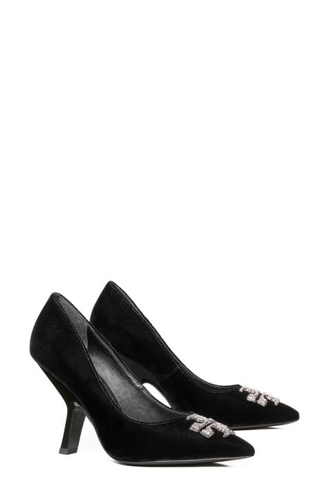 Arriba 89+ imagen tory burch black high heels - Thptnganamst.edu.vn