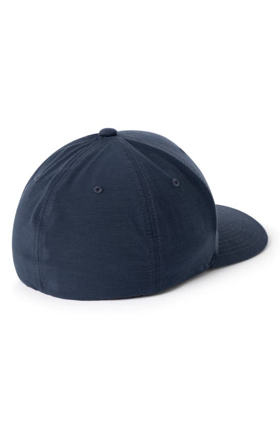 Shop Travis Mathew Big Beach Fitted Baseball Cap In Heather Total Eclipse