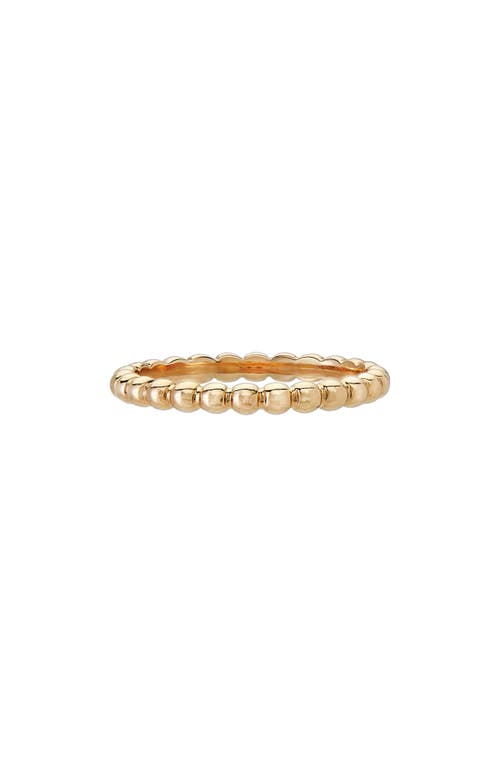 Sethi Couture Beaded Ring In Yellow Gold