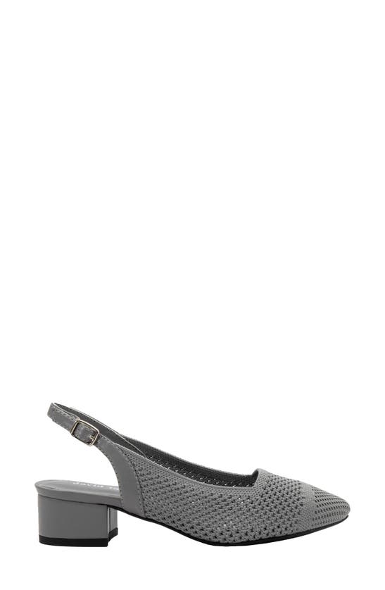 David Tate Glenna Slingback Sandal In Gray