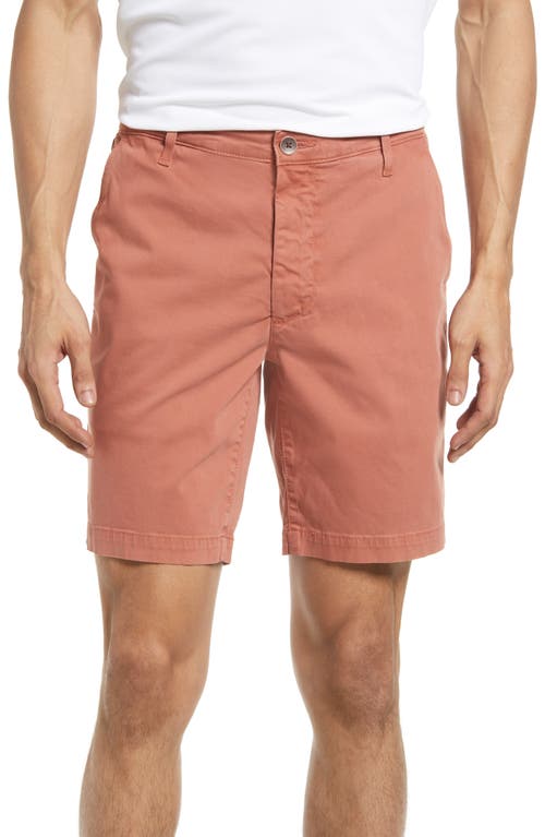 Ag Wanderer 8.5-inch Stretch Cotton Chino Shorts In Red