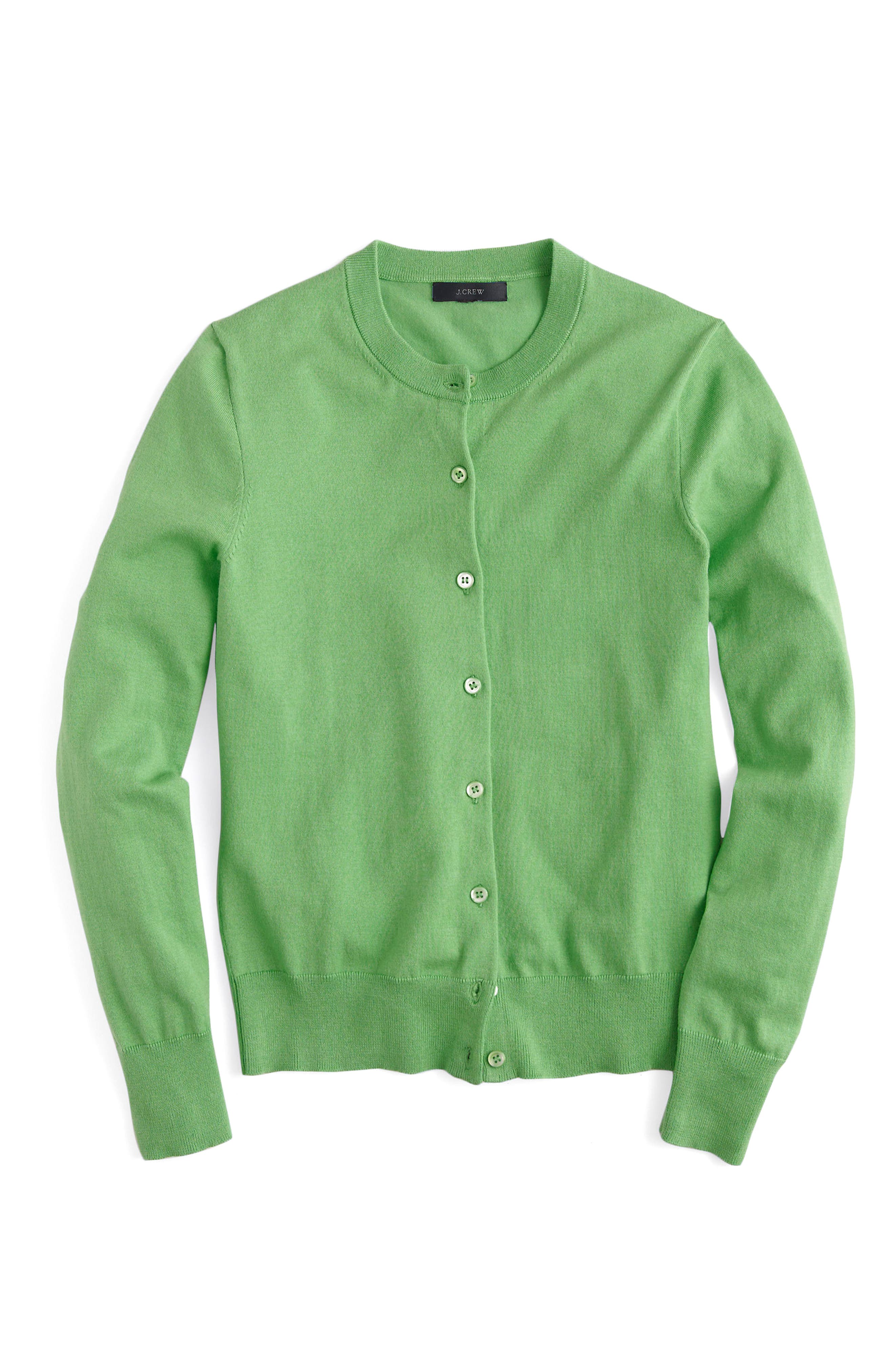 j crew cotton cardigan