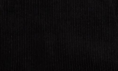 Slate & Stone Corduroy Padded Puffer Jacket In Black