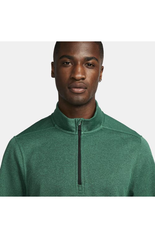 Shop Nike Golf Therma-fit Victory Half-zip Golf Pullover In Neptune Green/black