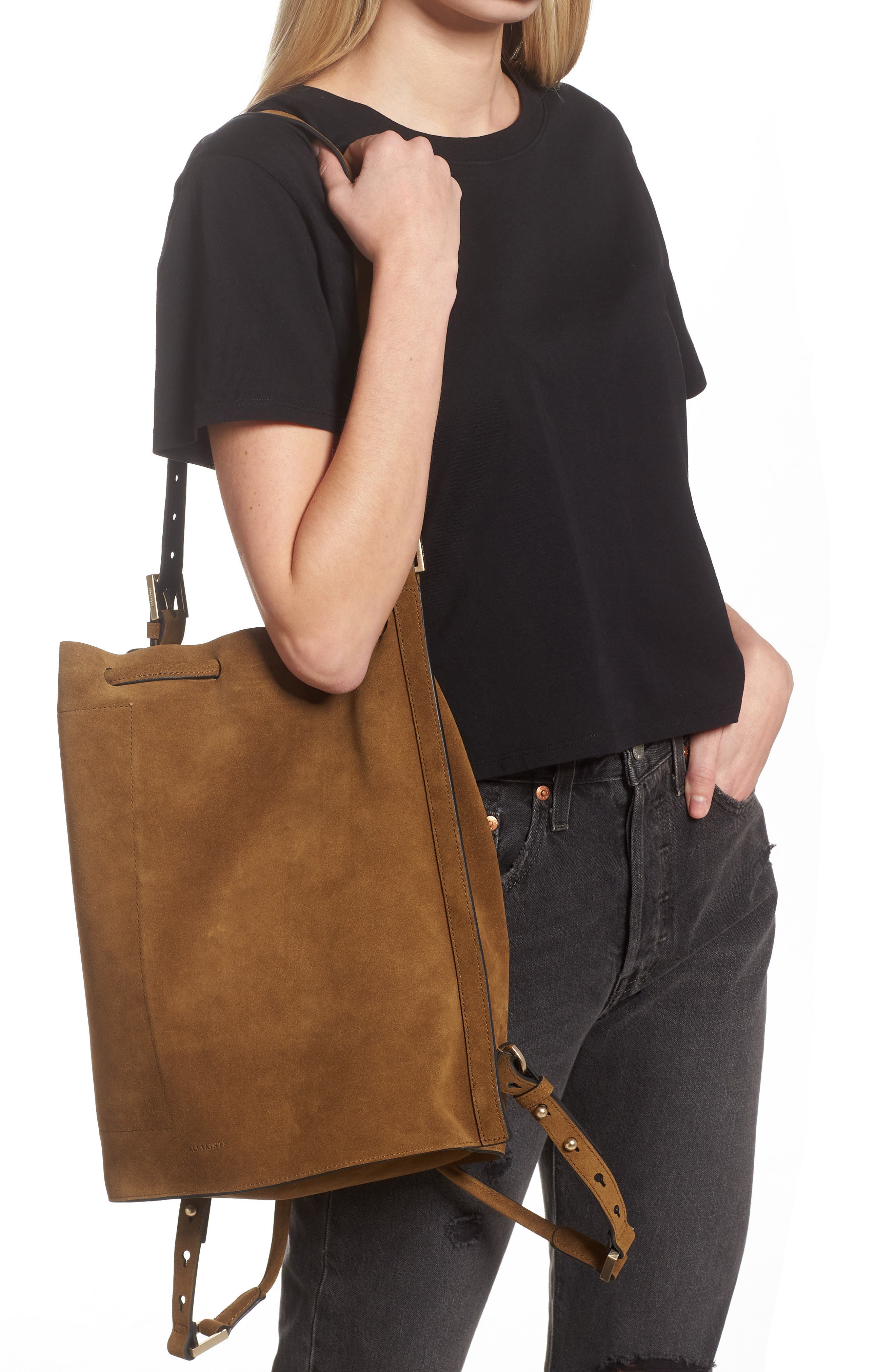 allsaints convertible backpack