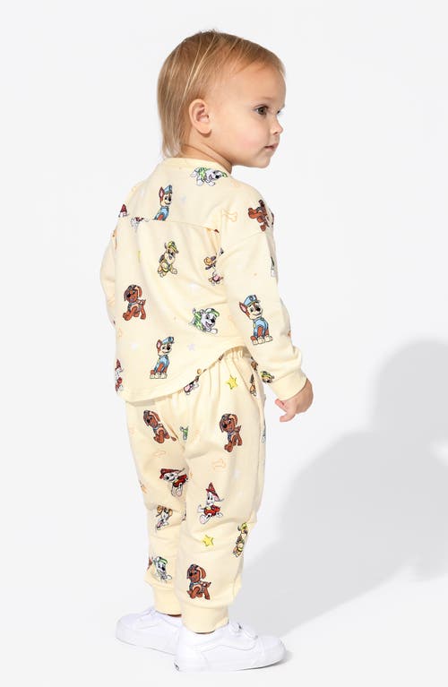 Shop Bellabu Bear X Paw Patrol Fitted One-piece Pajamas In Beige