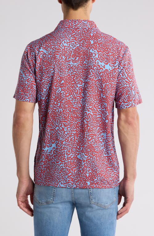 Shop Volcom Purestone Camp Shirt In Blue Bird