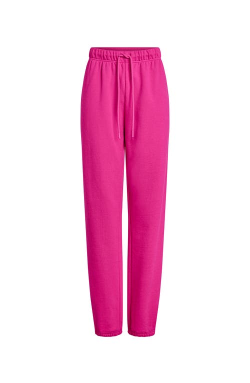 French Terry Joggers in Pink Yarrow