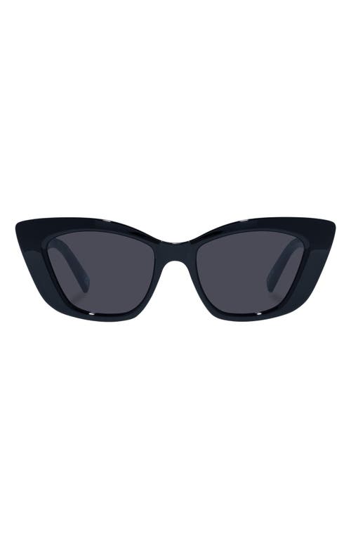 Le Specs Tranquil Turmoil 54mm Cat Eye Sunglasses in Black at Nordstrom