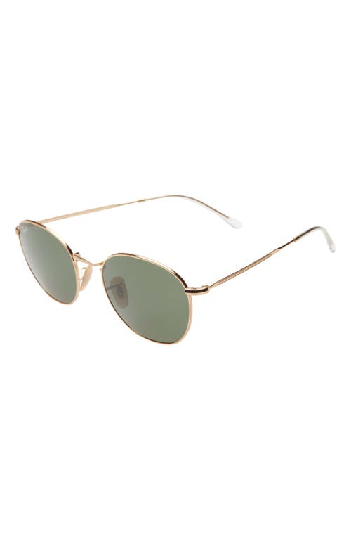 Shop Ray Ban Ray-ban 54mm Round Sunglasses In Arista/green