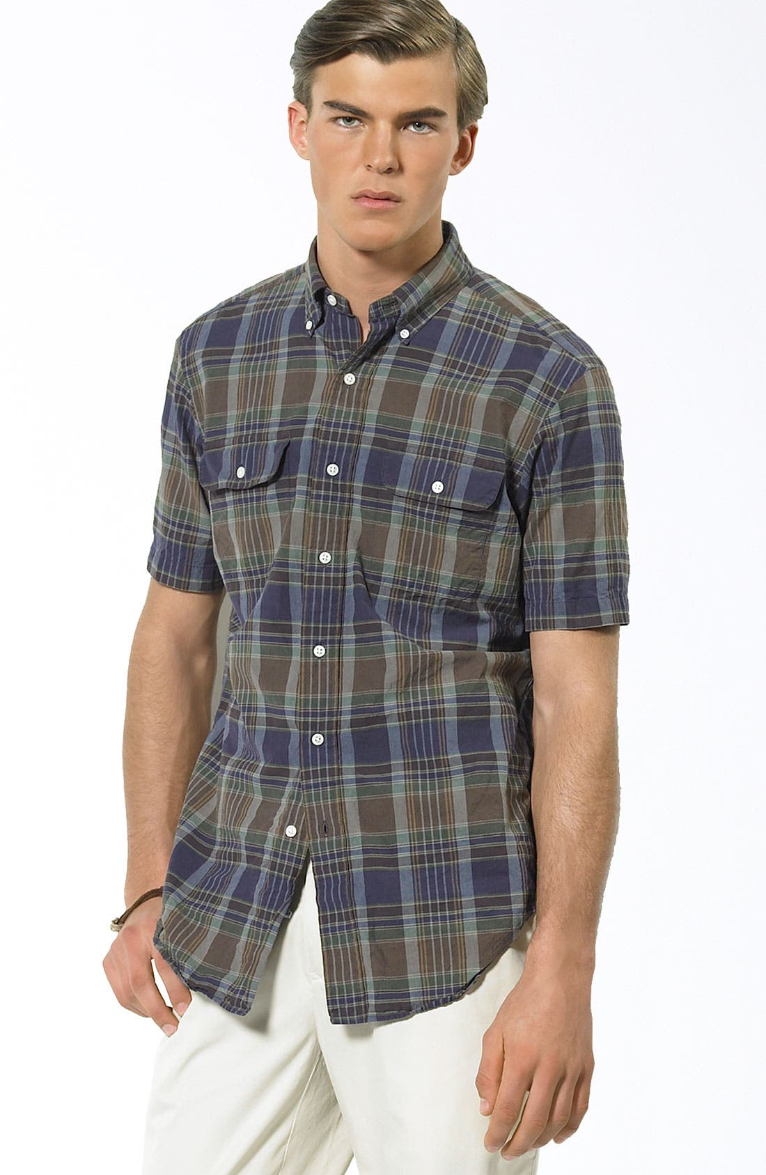 polo ralph lauren classic fit madras shirt