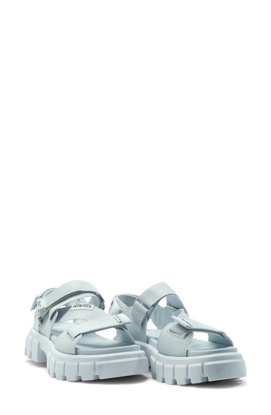 Palladium Revolt Mono Platform Sandal In Blue Art