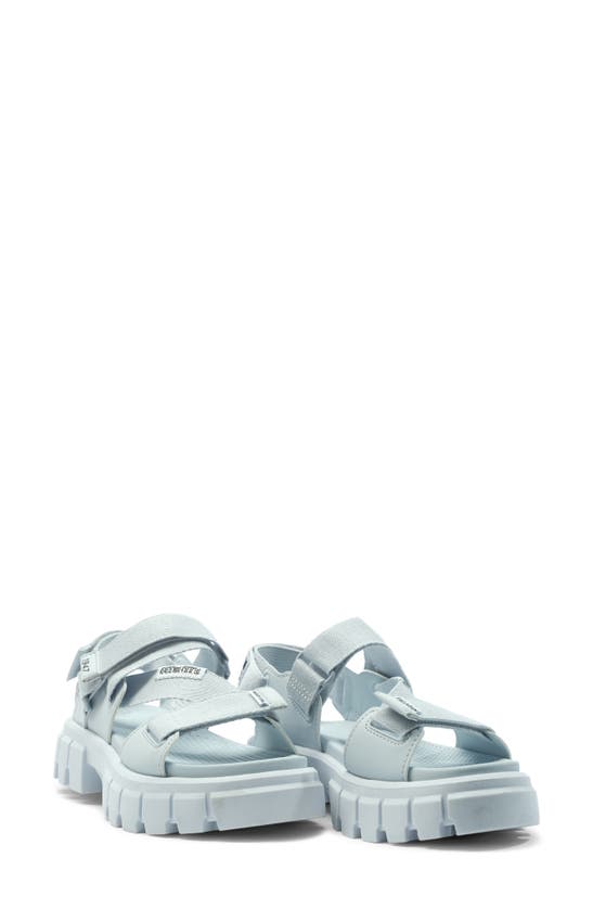 Shop Palladium Revolt Mono Platform Sandal In Blue Art