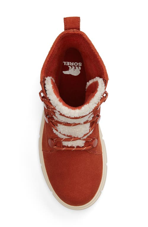 Sorel Explorer Iii Joan Waterproof Boot In Sanguine/natural