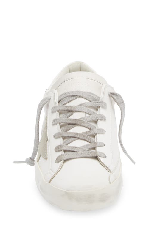 Golden Goose Super-star Low-top Leather Sneakers In White/ice