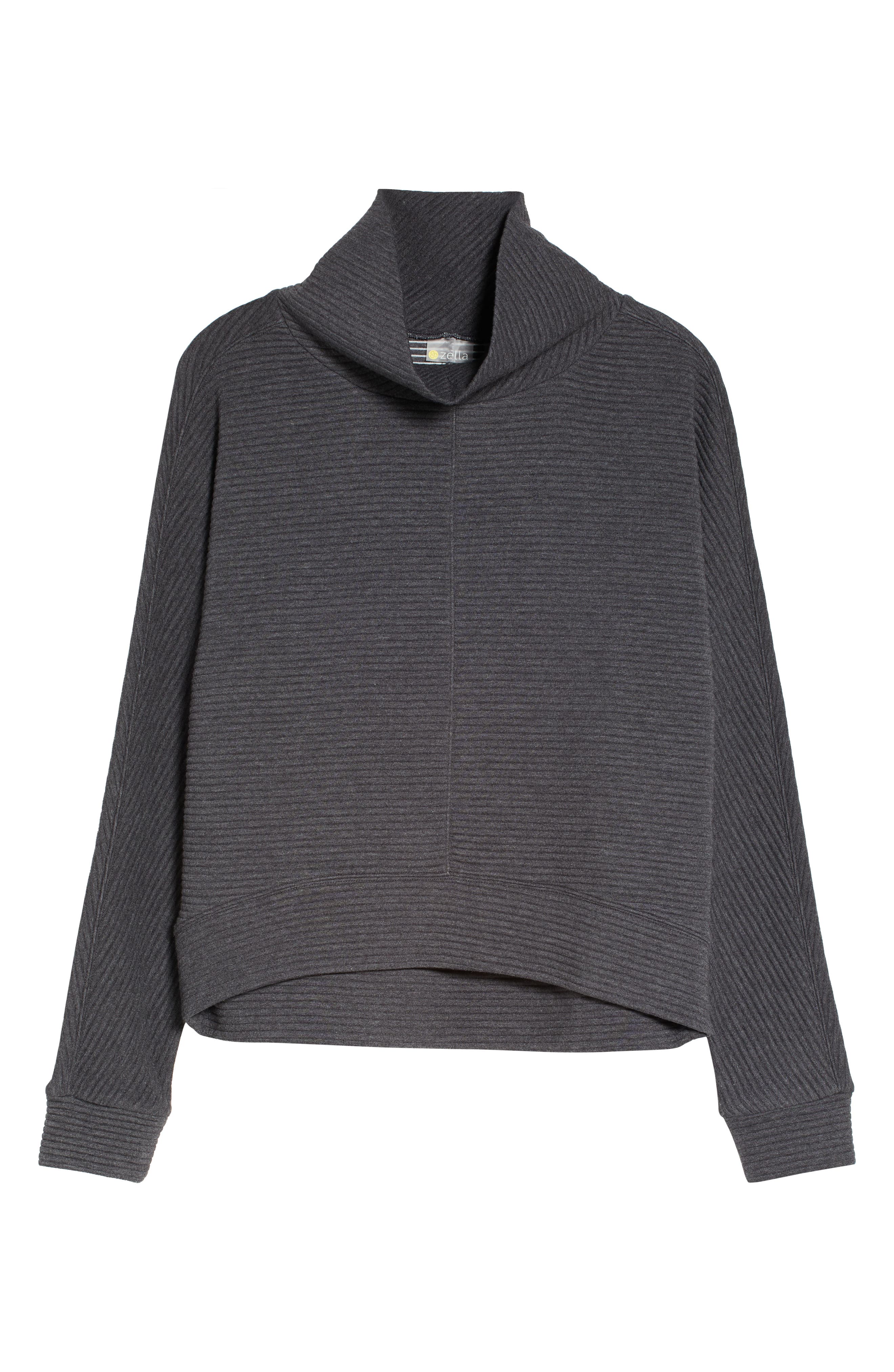 Zella Carey Ridge Funnel Neck Pullover 