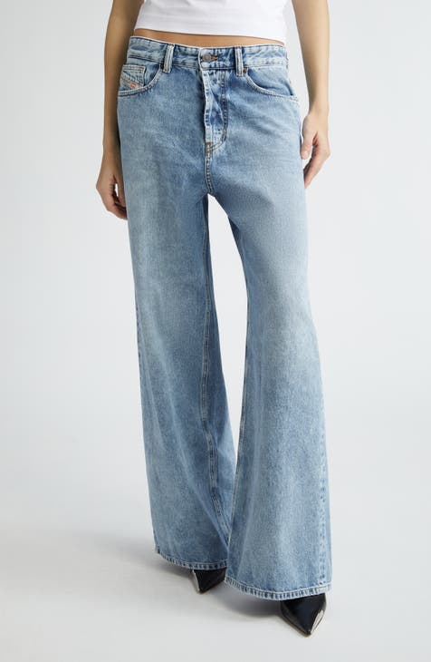 BDG Joni Low-rise Wide-leg Jean in Blue