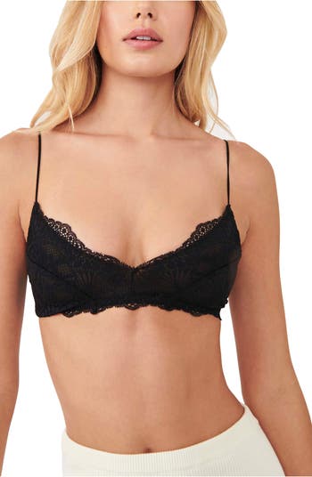 Free People Intimately Essential Lace Bandeau Bralette Bra Extra