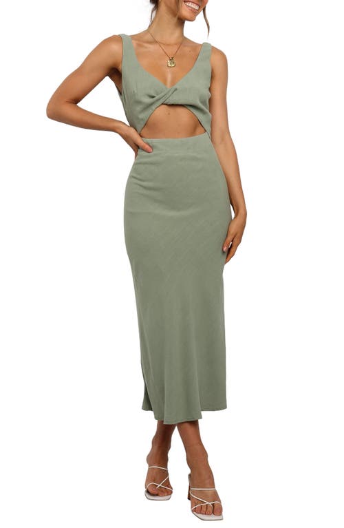 Petal & Pup Apollo Cutout Detail Midi Dress at Nordstrom,