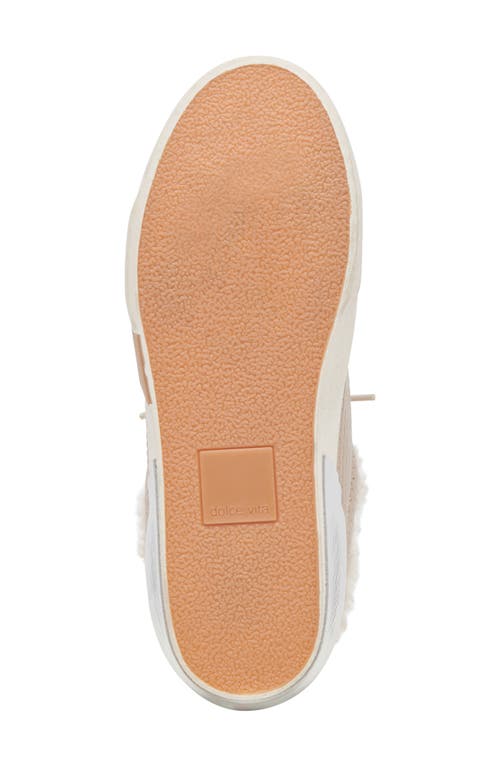 Shop Dolce Vita Zantel Faux Shearling Lined Slip-on Sneaker In Dune Woven