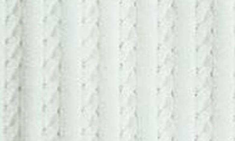 Theory Cable Short Sleeve Cotton Blend Polo Sweater In Ivory