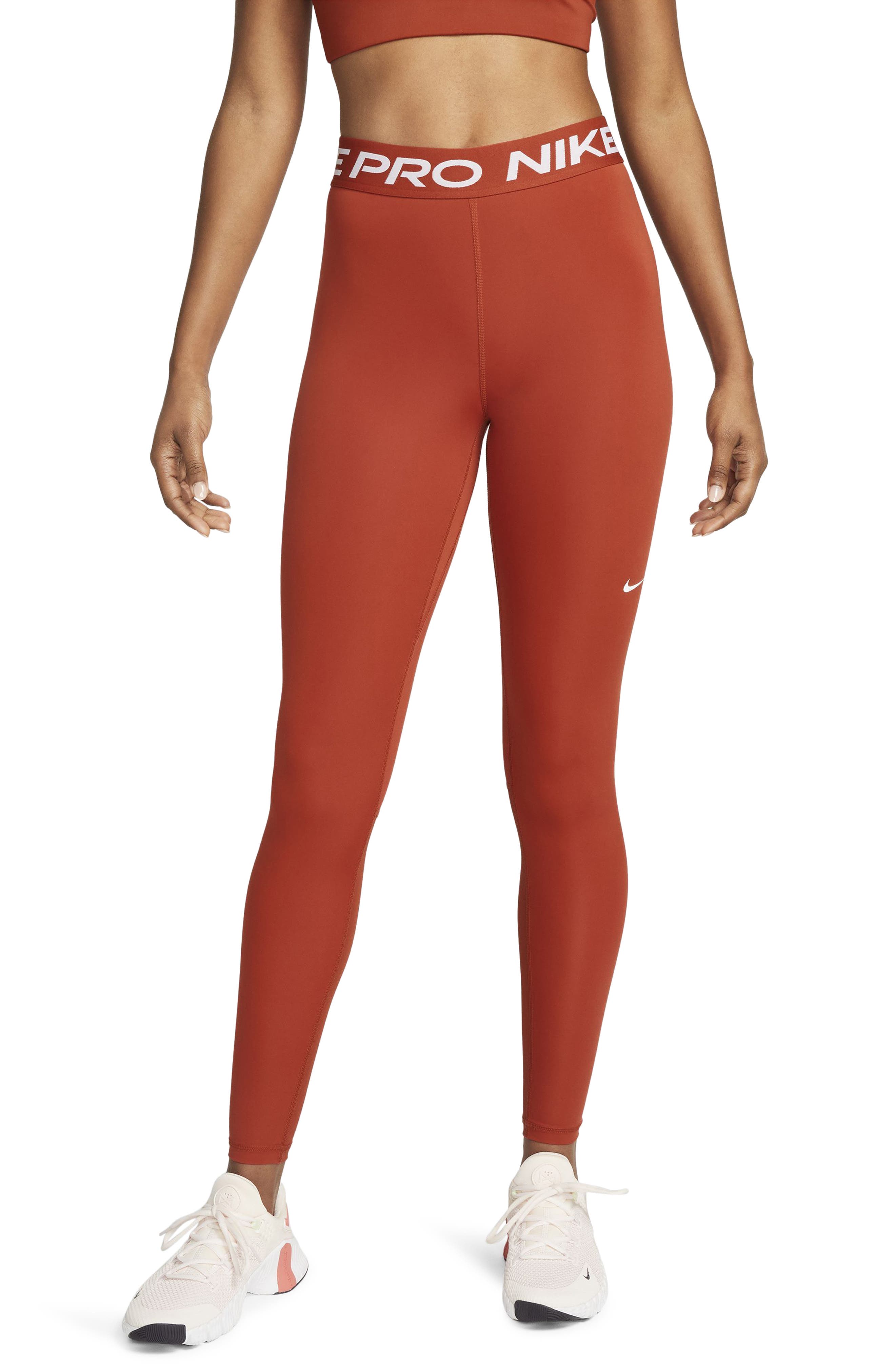Nike Pro Intertwist Women's Mesh Leggings and top Blue Pink 2 piece