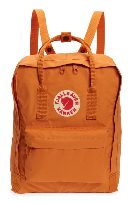 Fjällräven Kånken Water Resistant Backpack in Spicy Orange at Nordstrom