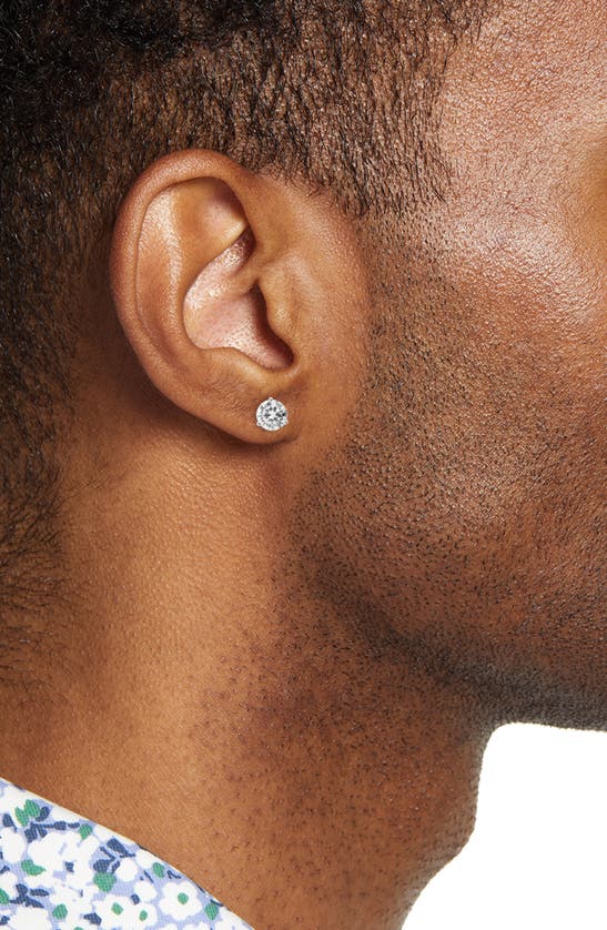 Nordstrom Cubic Zirconia Stud Earrings In Platinum