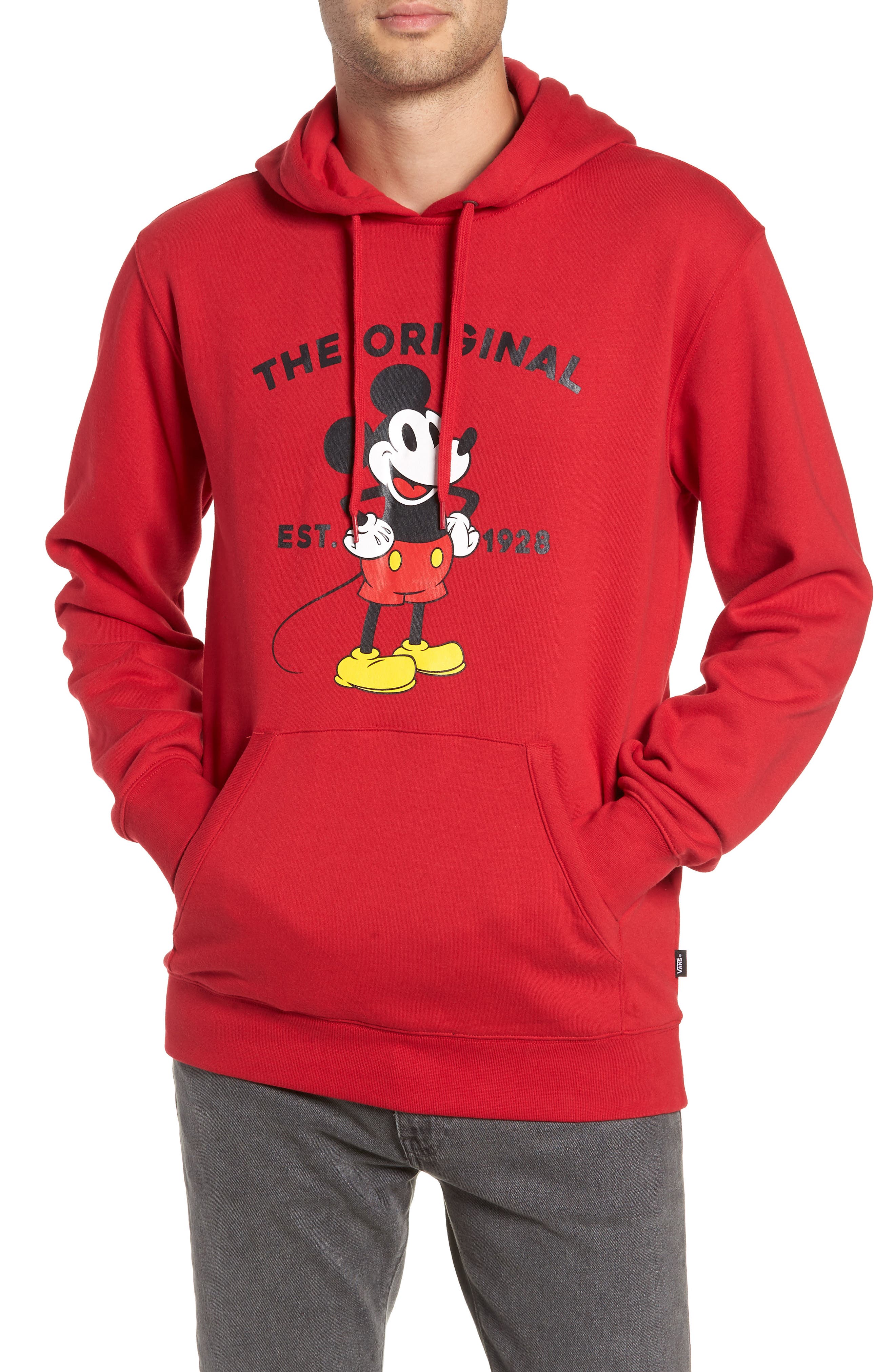 vans mickey mouse hoodie