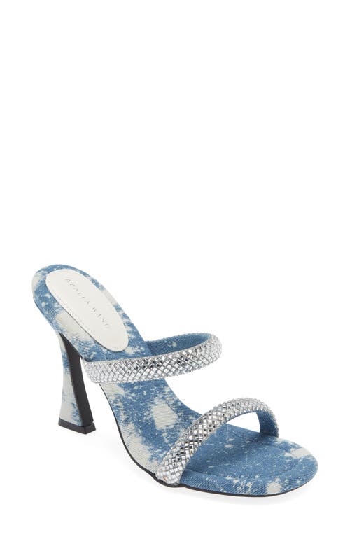 AZALEA WANG Bling Baby Slide Sandal Blue at Nordstrom,