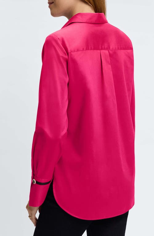 FOXCROFT FOXCROFT IRIS BUTTON-UP SHIRT 