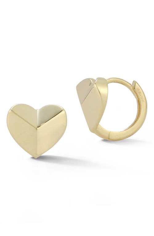 Shop Ember Fine Jewelry 14k Gold Heart Huggie Earrings