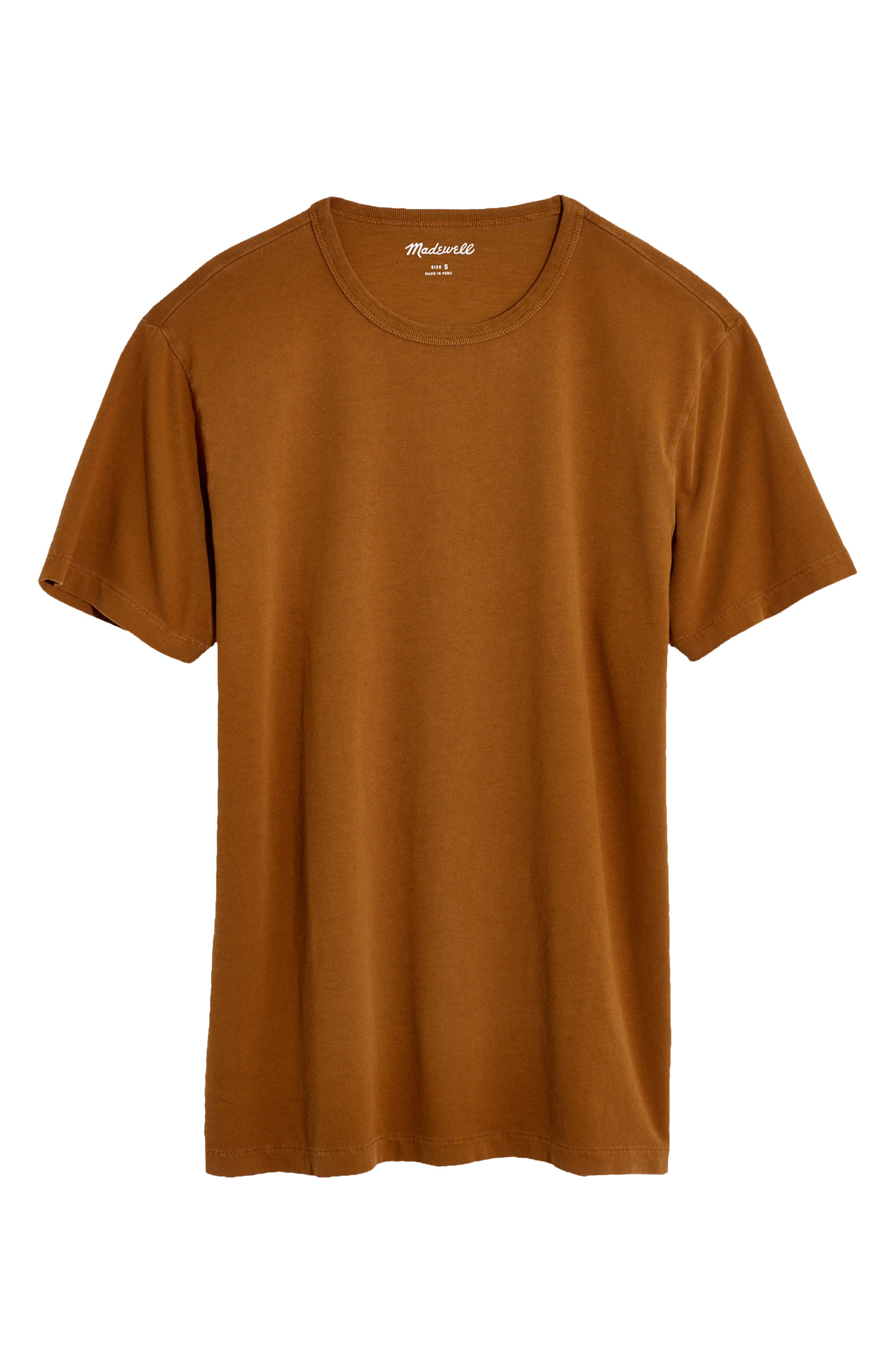 mens dark brown t shirt