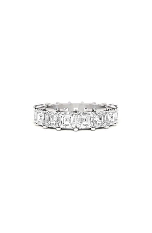 Hautecarat Lab Created Diamond Eternity Ring In White Gold