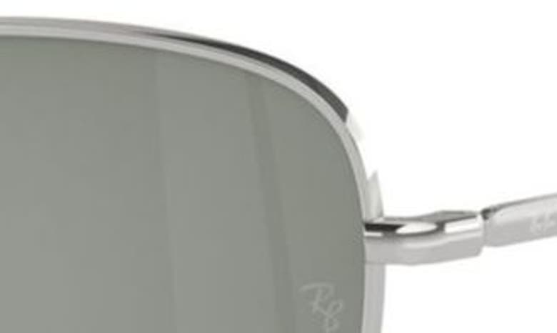 Shop Ray Ban Ray-ban 59mm Pilot Sunglasses In Silver